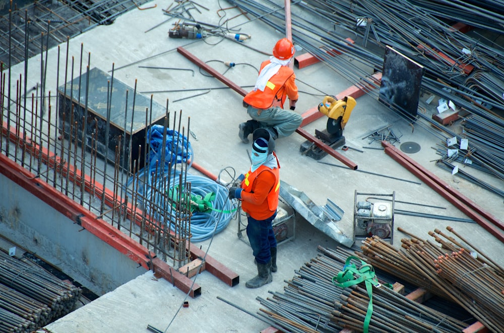 Roofing work over the retail floor